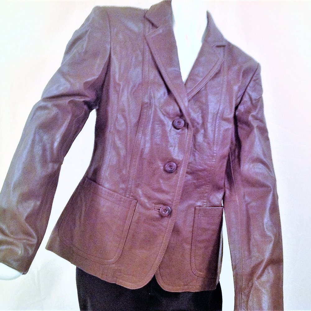 DESIGNERS LEATHER JACKET ORIGINAL FROM GERMANY NEW